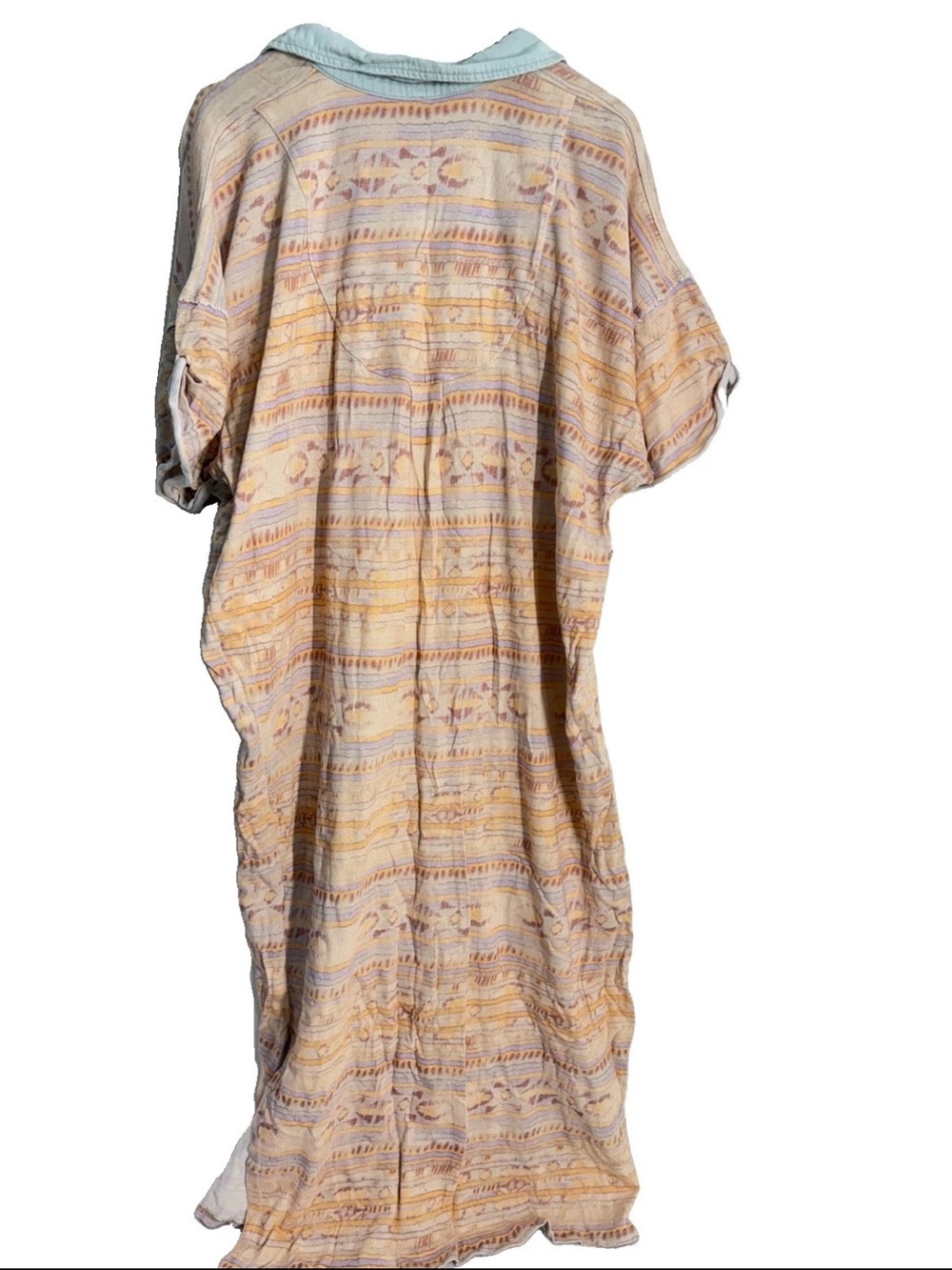 Free People Arizona Tee Midi Tshirt Dress Aztec Multicolor Size XL - Picture 14 of 14